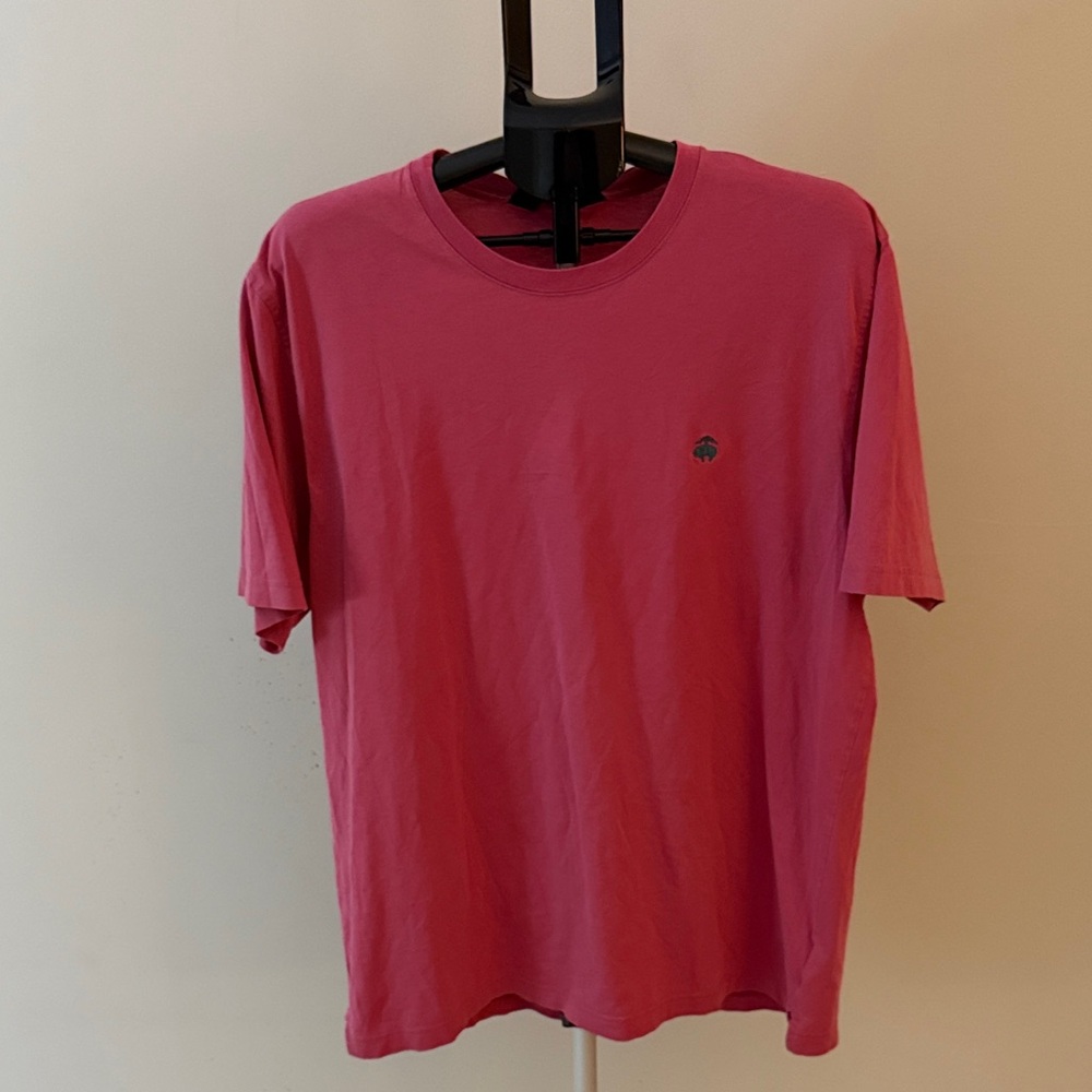 Brooks Brothers Men’s 100% Cotton Red Short Sleeve Tee Size XL